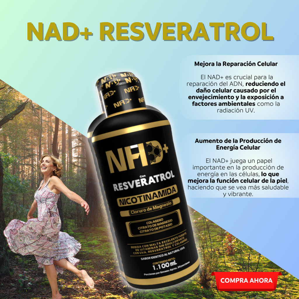 NAD + RESVERATROL liquido - JUVENTUD