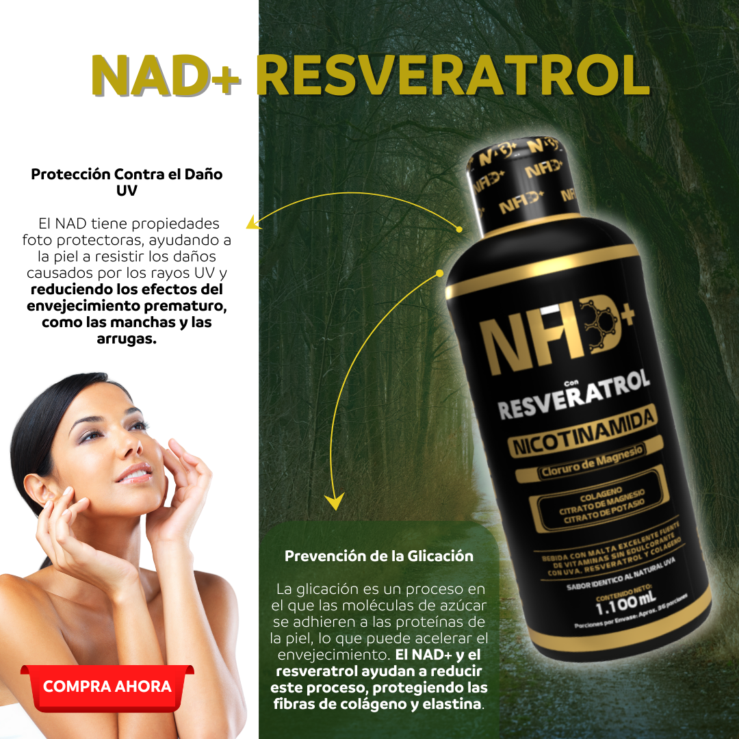 NAD + RESVERATROL liquido - JUVENTUD