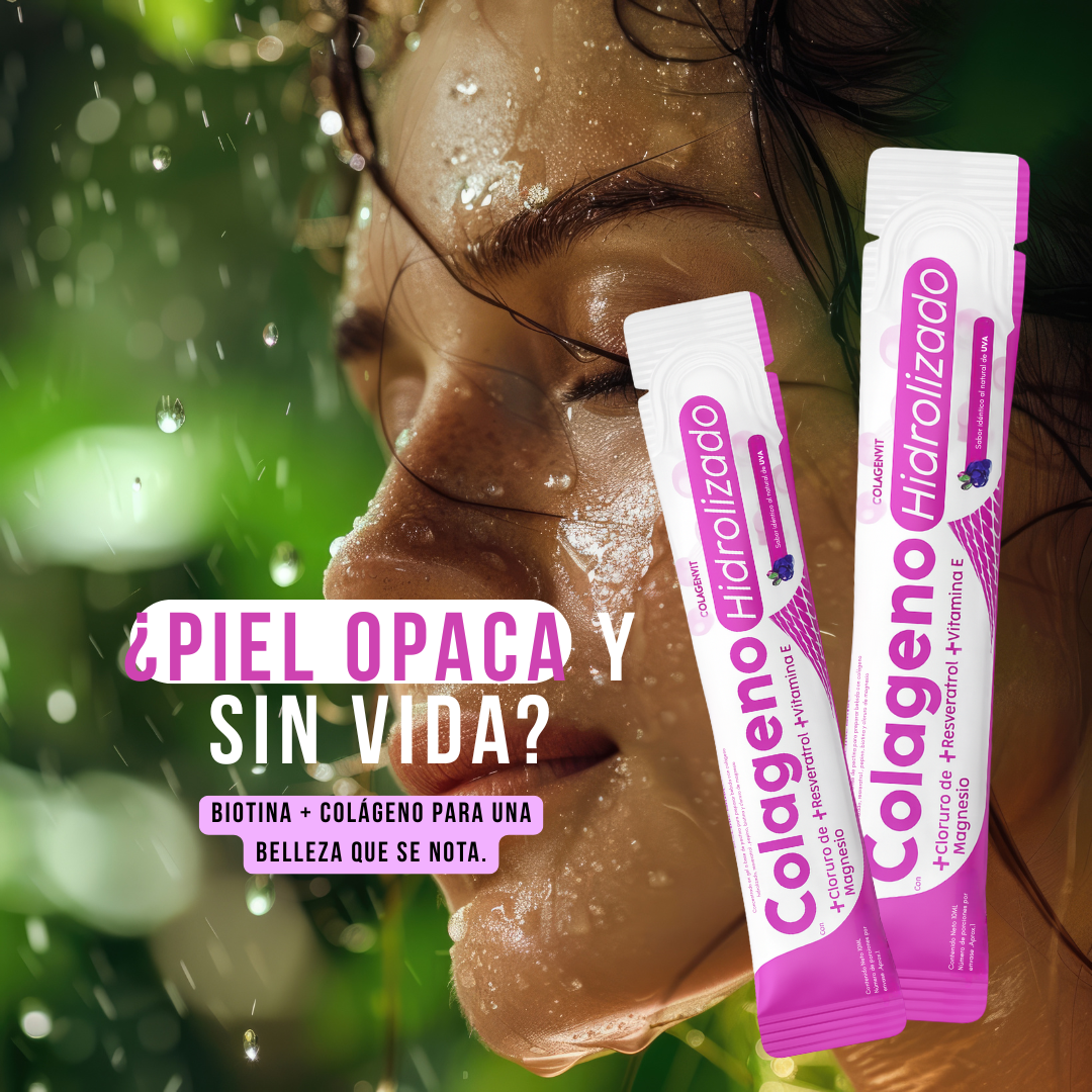 Colageno Hidrolizado + resveratro + vitamina E - en sachets