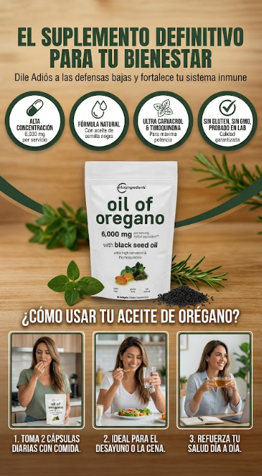 ACEITE DE OREGANO MICROINGREDIENTES