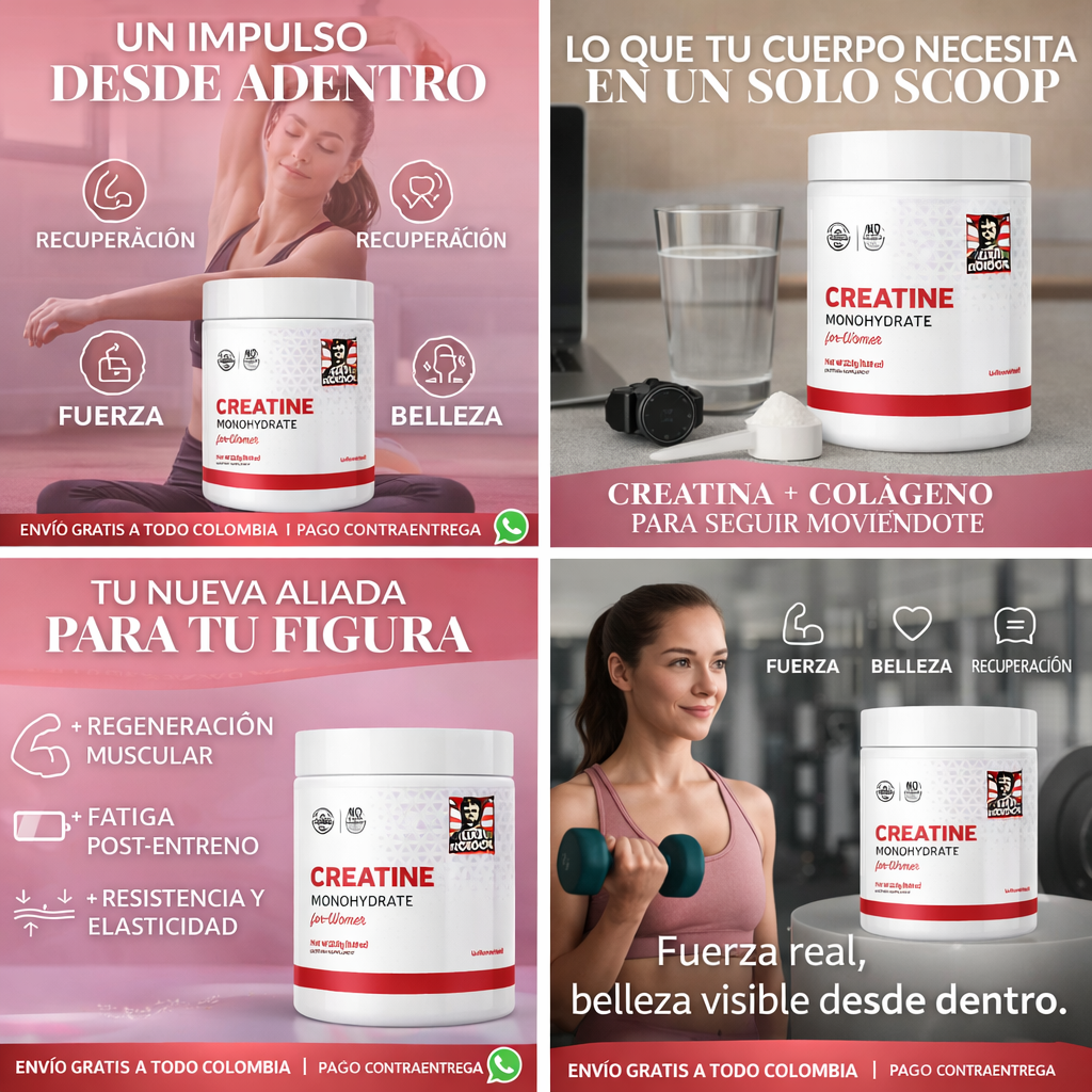 Creatina Monohidratada Women