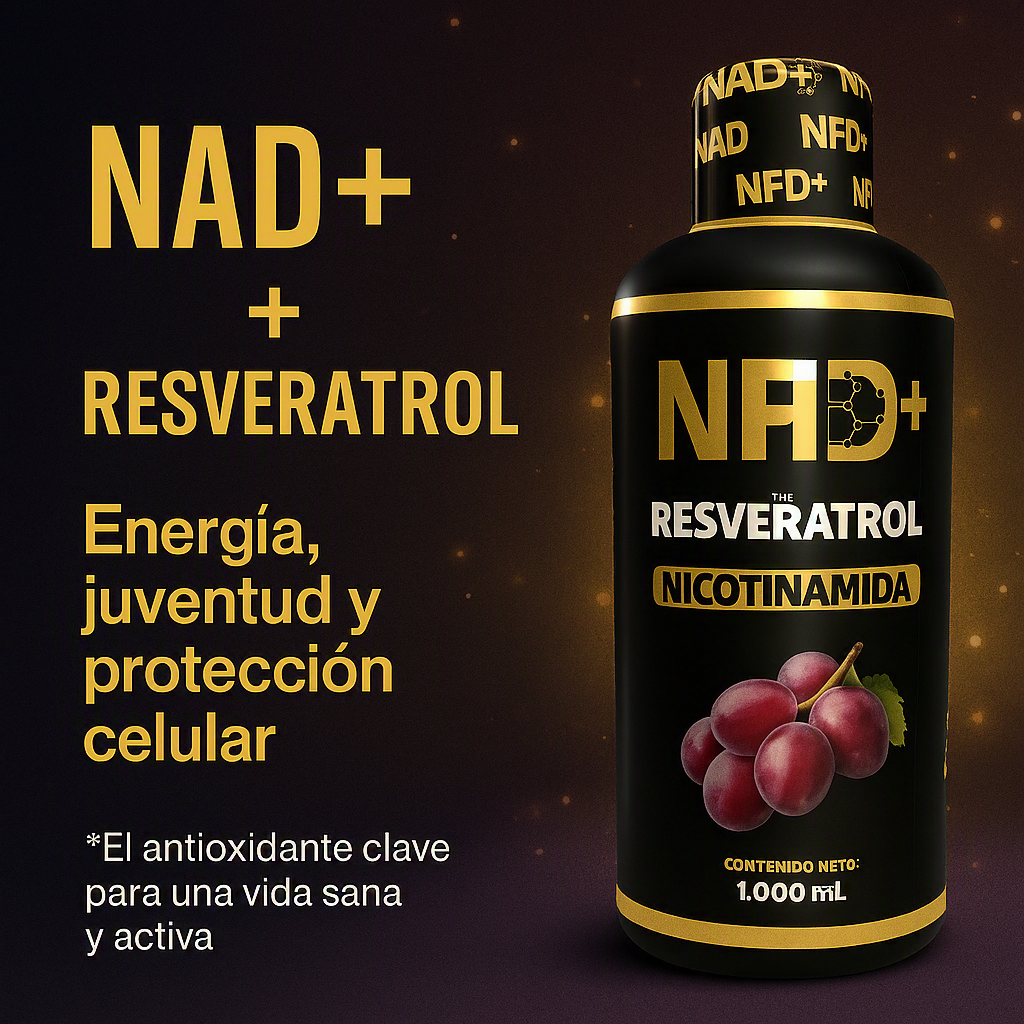 NAD + RESVERATROL liquido - JUVENTUD