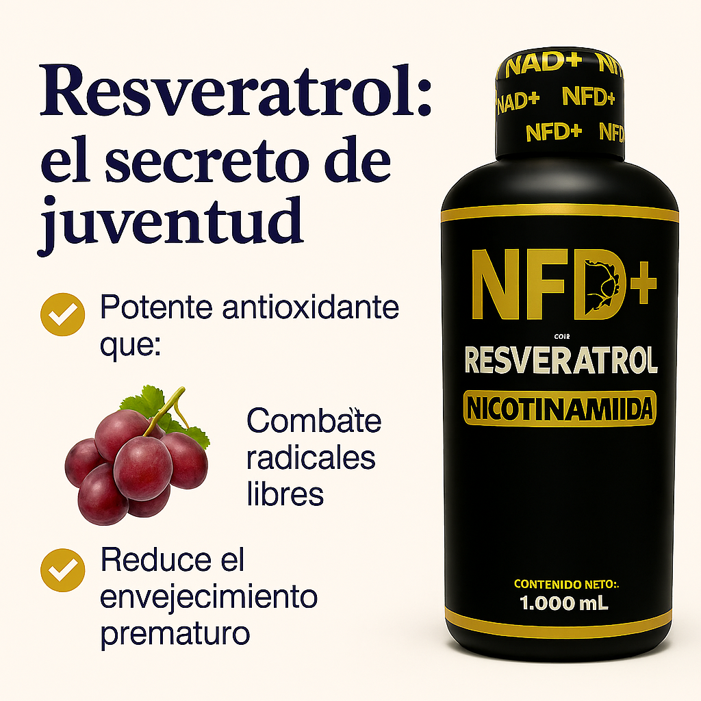 NAD + RESVERATROL liquido - JUVENTUD
