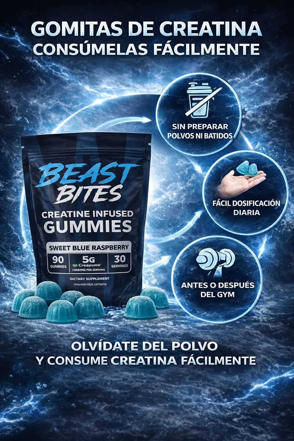 BEAST BITES- CREATINA