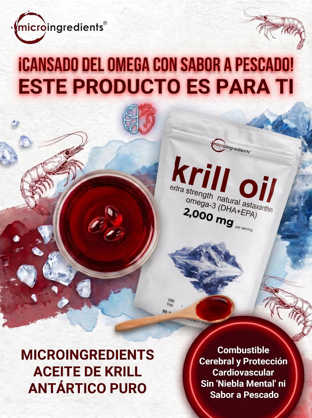 KRILL OIL Omega 3+ DHA +DPA & Astanxanthin
